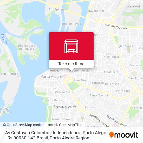 Av Cristovao Colombo - Independência Porto Alegre - Rs 90030-142 Brasil map