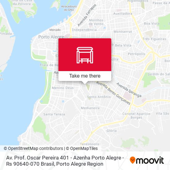 Mapa Av. Prof. Oscar Pereira 401 - Azenha Porto Alegre - Rs 90640-070 Brasil