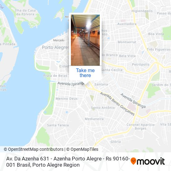 Mapa Av. Da Azenha 631 - Azenha Porto Alegre - Rs 90160-001 Brasil