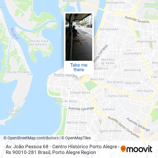 Mapa Av. João Pessoa 68 - Centro Histórico Porto Alegre - Rs 90010-281 Brasil