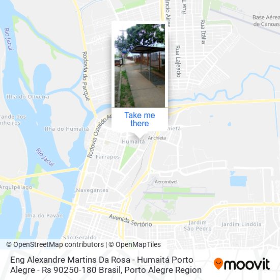 Mapa Eng Alexandre Martins Da Rosa - Humaitá Porto Alegre - Rs 90250-180 Brasil