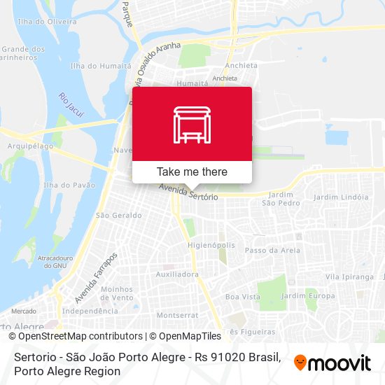 Sertorio - São João Porto Alegre - Rs 91020 Brasil map