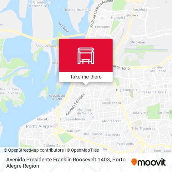 Avenida Presidente Franklin Roosevelt 1403 map