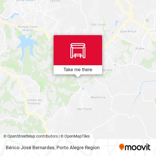 Bérico José Bernardes map