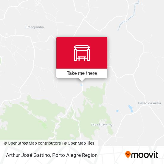 Arthur José Gattino map
