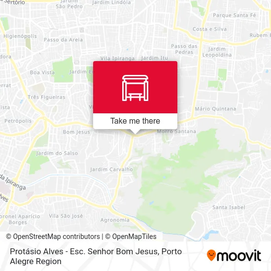 Protásio Alves - Esc. Senhor Bom Jesus map