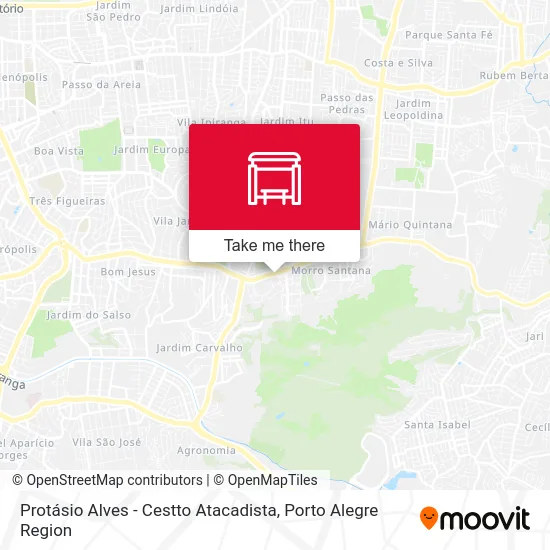 Protásio Alves - Cestto Atacadista map