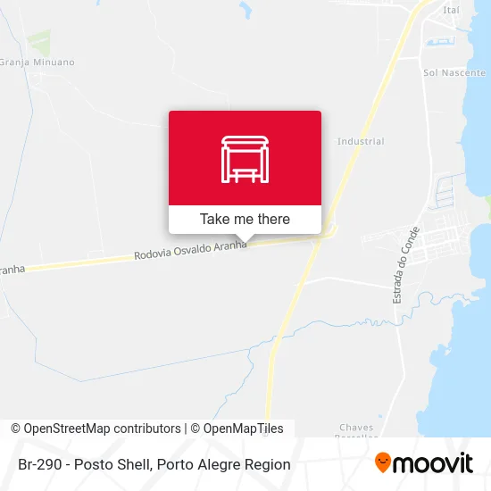Br-290 - Posto Shell map