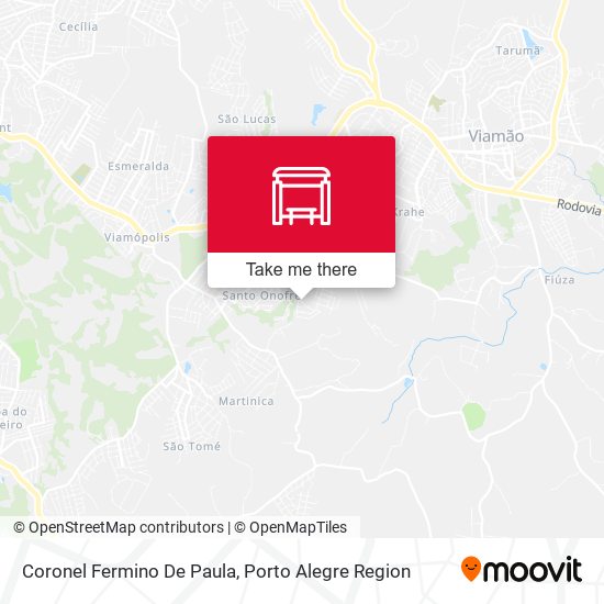 Coronel Fermino De Paula map