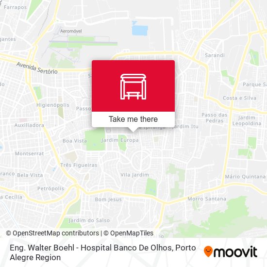 Eng. Walter Boehl - Hospital Banco De Olhos map