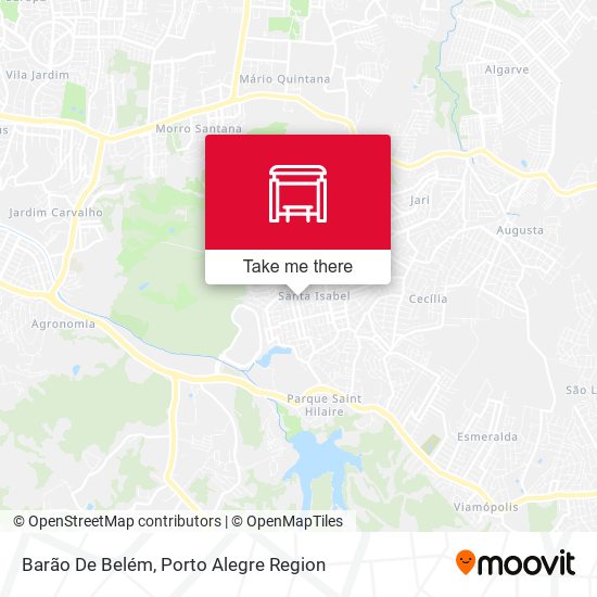 Barão De Belém map
