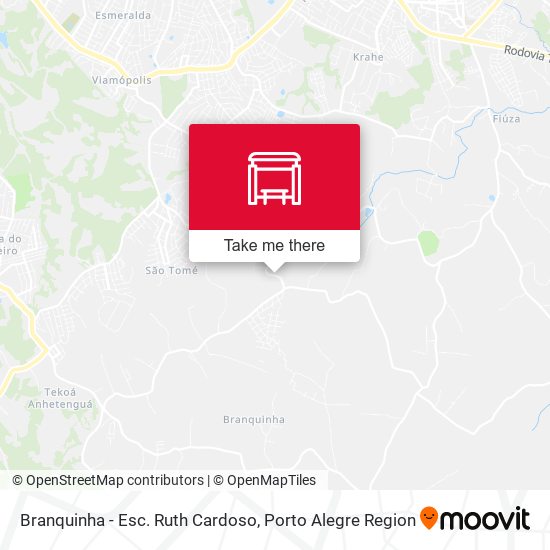 Branquinha - Esc. Ruth Cardoso map
