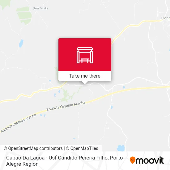Capão Da Lagoa - Usf Cândido Pereira Filho map