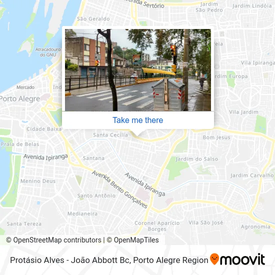 Protásio Alves - João Abbott Bc map