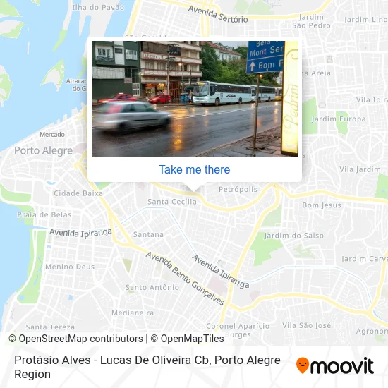 Protásio Alves - Lucas De Oliveira Cb map