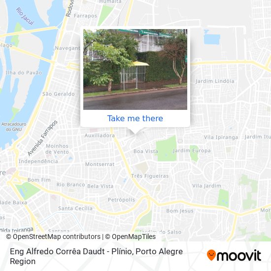 Eng Alfredo Corrêa Daudt - Plínio map