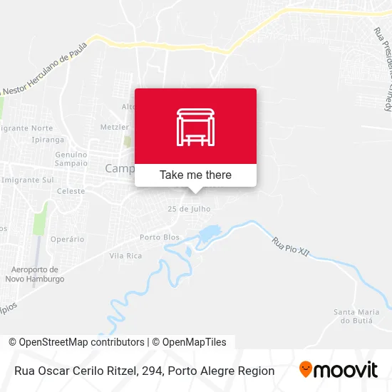 Rua Oscar Cerilo Ritzel, 294 map