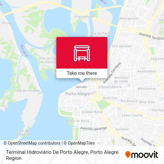 Terminal Hidroviário De Porto Alegre map