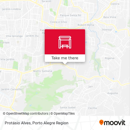 Protásio Alves map
