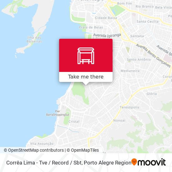 Corrêa Lima - Tve / Record / Sbt map