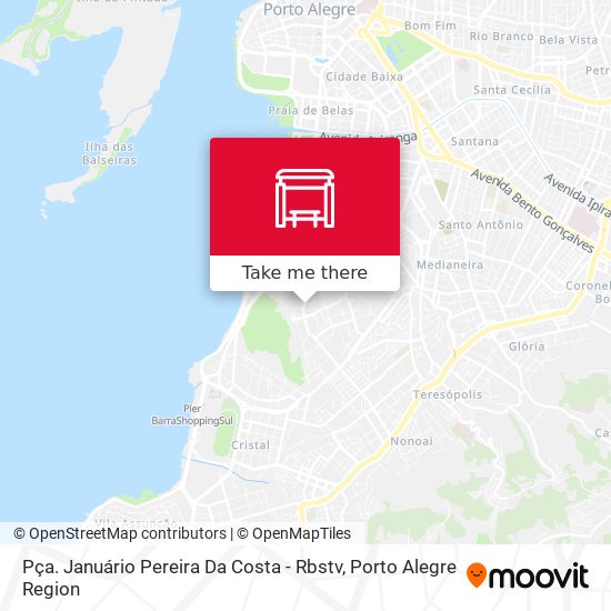 Pça. Januário Pereira Da Costa - Rbstv map