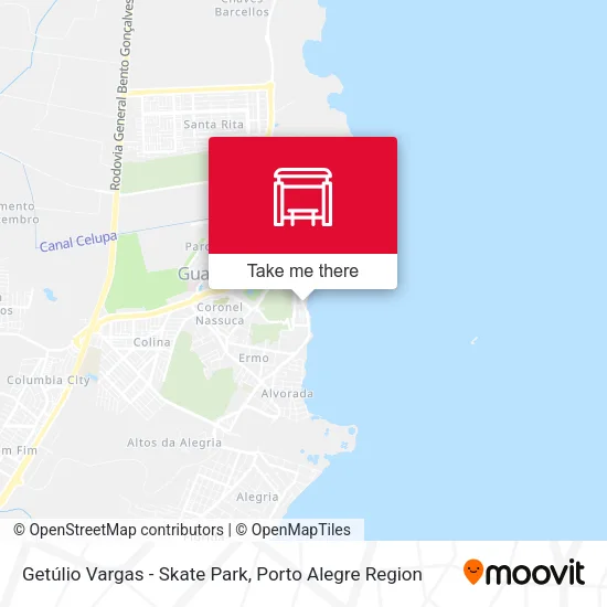 Getúlio Vargas - Skate Park map