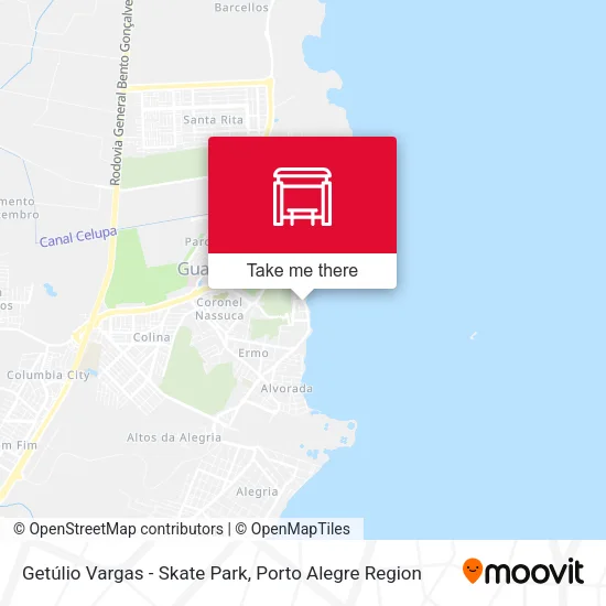 Getúlio Vargas - Skate Park map