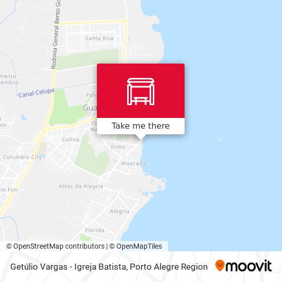 Getúlio Vargas - Igreja Batista map