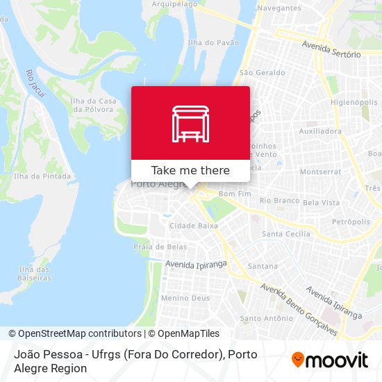 João Pessoa - Ufrgs (Fora Do Corredor) map