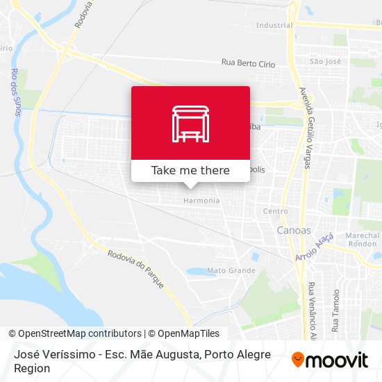 José Veríssimo - Esc. Mãe Augusta map