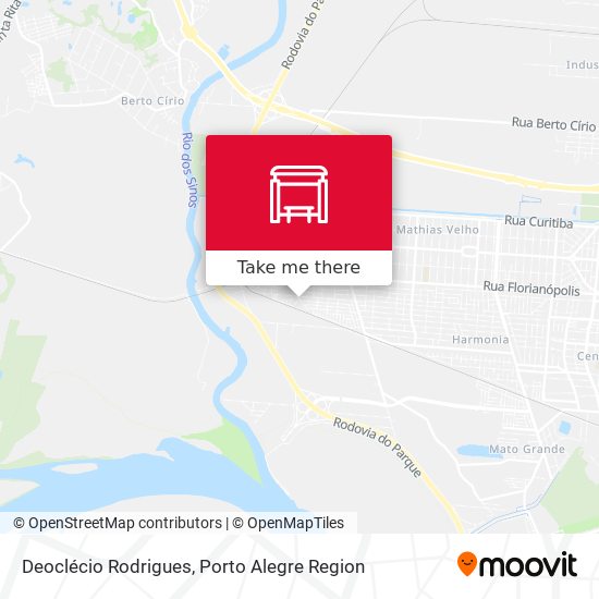 Deoclécio Rodrigues map