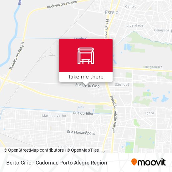 Berto Círio - Cadomar map