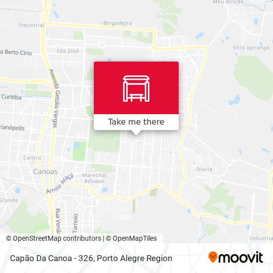 Capão Da Canoa - 326 map