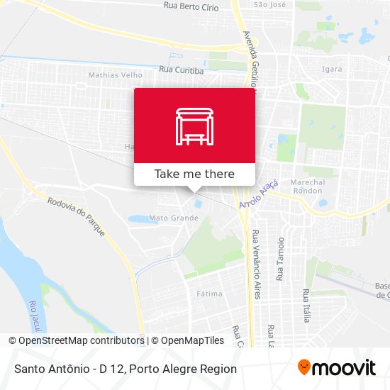Santo Antônio - D 12 map