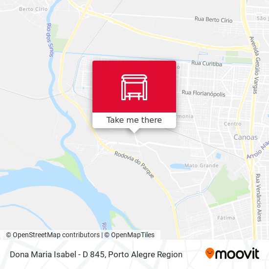 Dona Maria Isabel - D 845 map