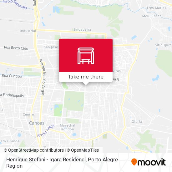 Henrique Stefani - Igara Residenci map