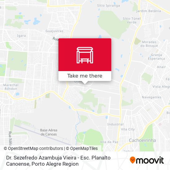 Dr. Sezefredo Azambuja Vieira - Esc. Planalto Canoense map