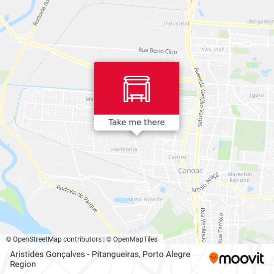 Aristides Gonçalves - Pitangueiras map