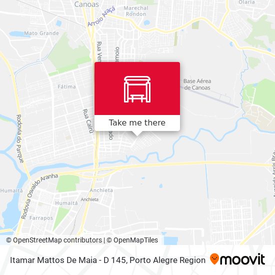 Itamar Mattos De Maia - D 145 map