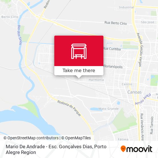Mario De Andrade - Esc. Gonçalves Dias map