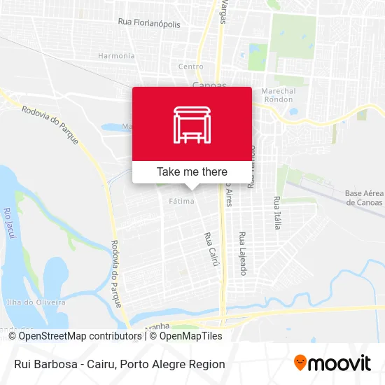 Rui Barbosa - Cairu map