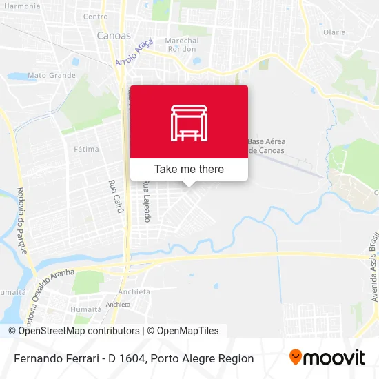 Fernando Ferrari - D 1604 map