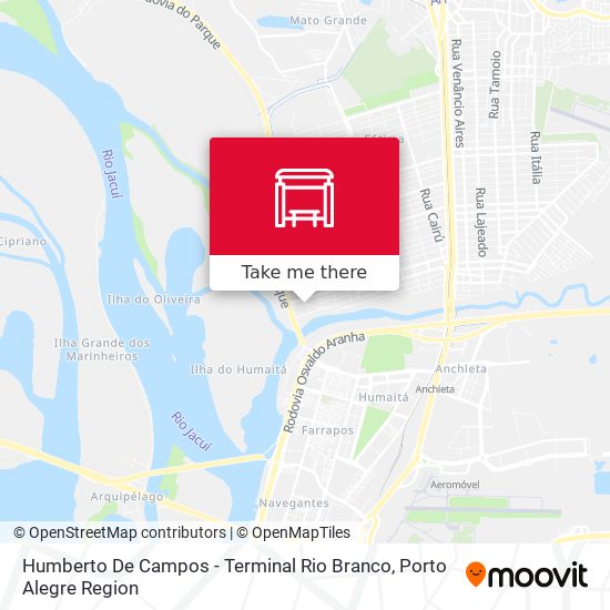 Humberto De Campos - Terminal Rio Branco map