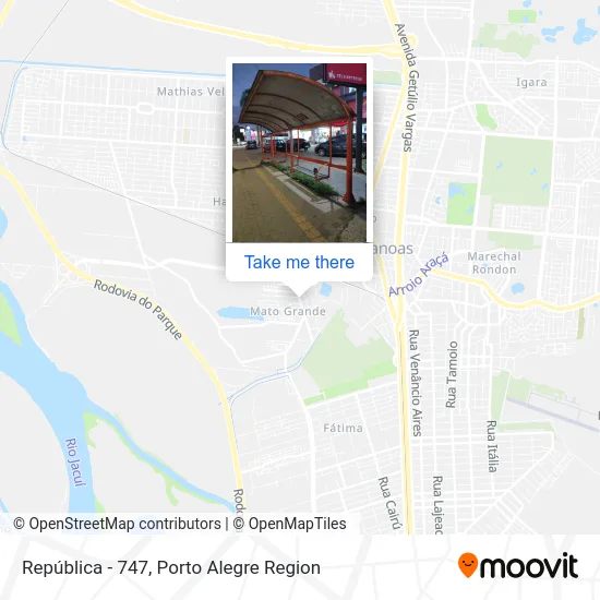 República - 747 map