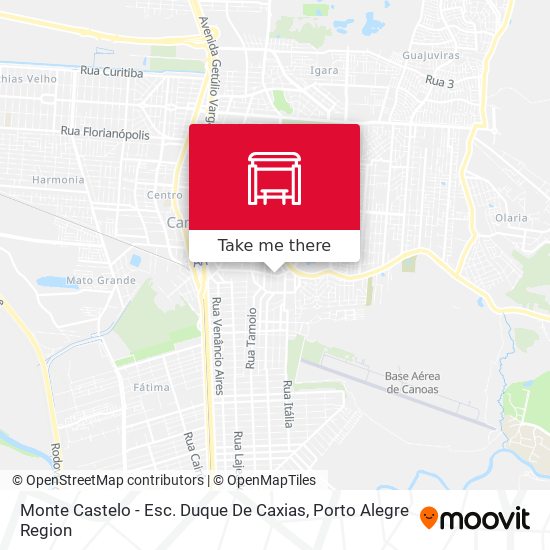 Monte Castelo - Esc. Duque De Caxias map