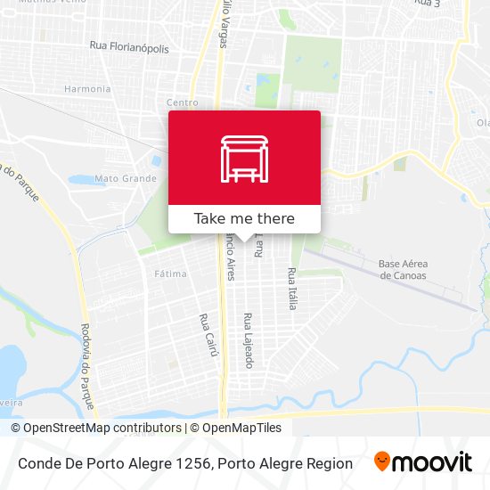 Conde De Porto Alegre  1256 map