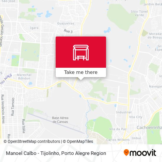 Manoel Calbo - Tijolinho map