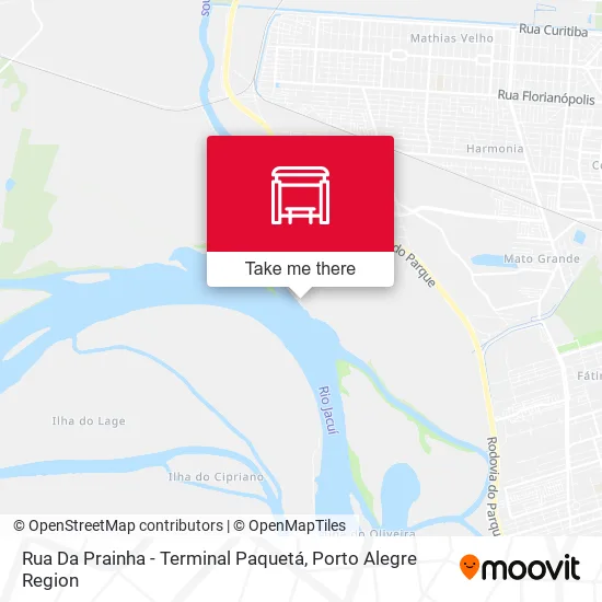 Rua Da Prainha - Terminal Paquetá map