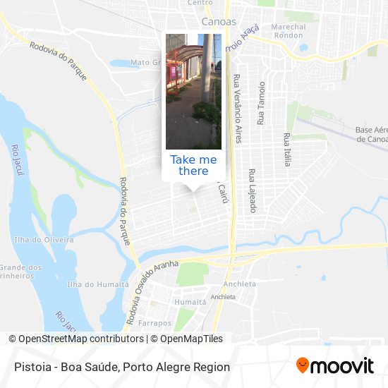 Pistoia - Boa Saúde map