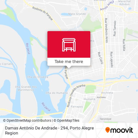 Damas Antônio De Andrade - 294 map